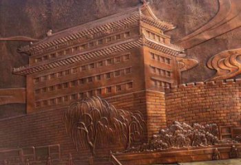 兰州艺术浮雕精选，街道标识，景观锻铜浮雕指用