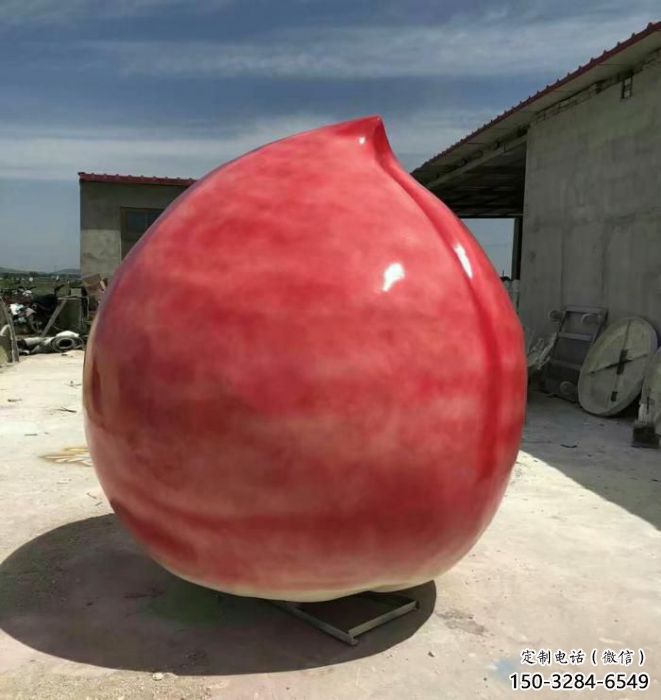 临夏公园寿桃雕塑 临夏公园寿桃雕塑