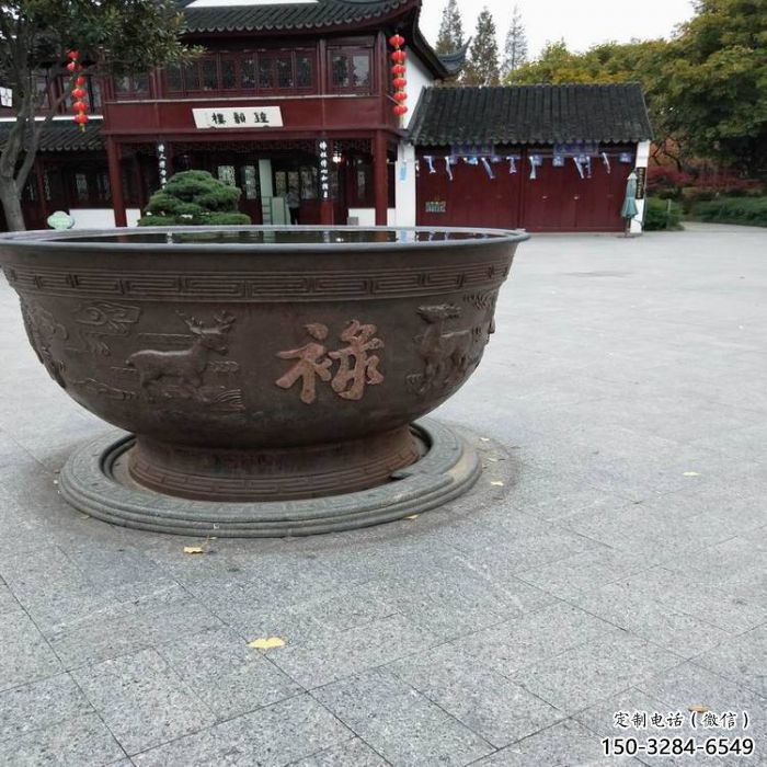 安阳铸铜缸雕塑生产 安阳铸铜缸雕塑生产