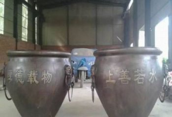 信阳铸铜缸雕塑预定