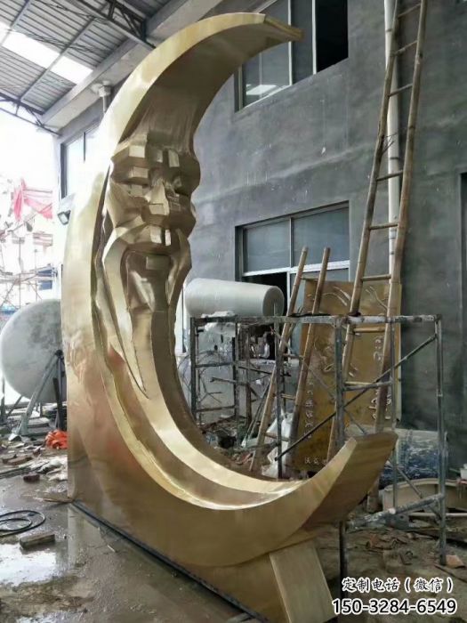 乌兰察布公园月老雕塑 乌兰察布公园月老雕塑