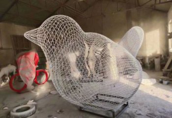 和平镂空小鸟雕塑精选，陆地摆件，铁艺鸟儿雕塑精品