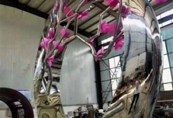 回民梅花雕塑工厂优选，城市装饰，景观梅花雕塑供给