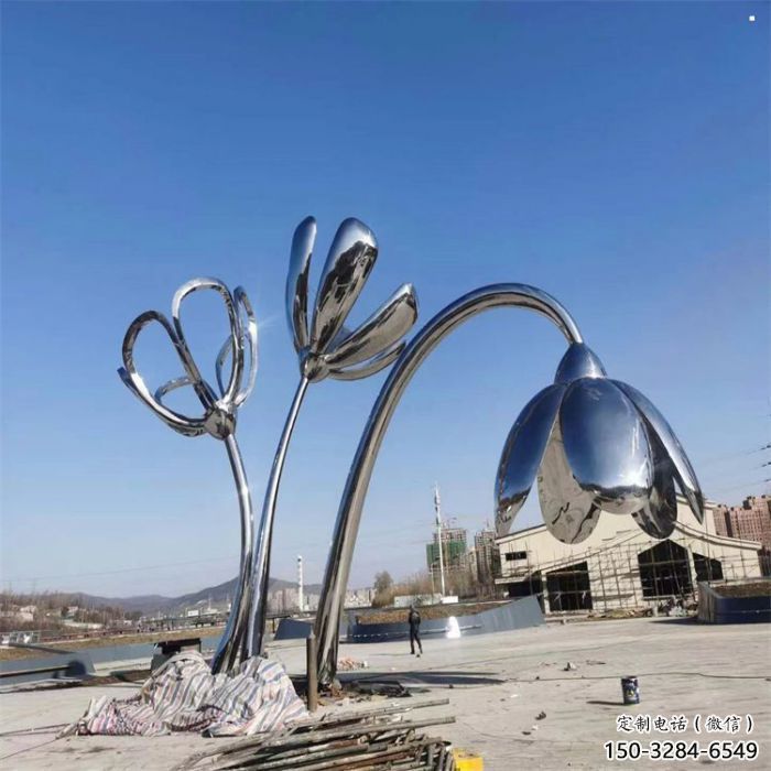 遂宁百合花雕塑承接,城市装饰,大型不锈钢百合花雕塑公司 遂宁百合花雕塑承接,城市装饰,大型不锈钢百合花雕塑公司