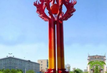 城东街道精神堡垒雕塑