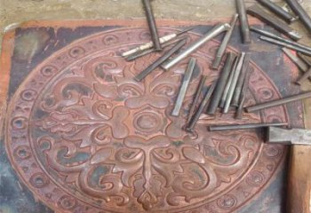 尖草坪花卉浮雕精品，锻铜构件，别墅花卉浮雕厂家