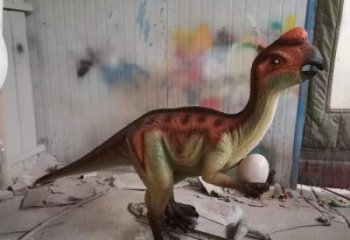 绵阳抽象恐龙雕塑制造，动物雕塑，玻璃钢恐龙雕塑展品