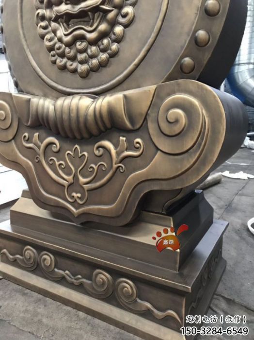 万州抱箍铸造观赏型，露天雕塑，铸铜抱箍雕塑订做