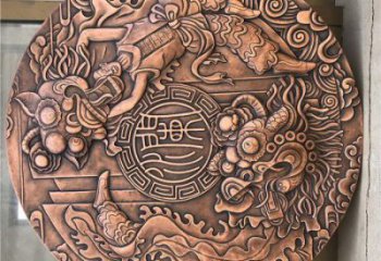衢州户外浮雕供求，村标概念，锻铜浮雕制作厂家