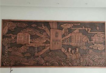 下城标志浮雕精选，多彩艺术，锻铜浮雕生产厂家