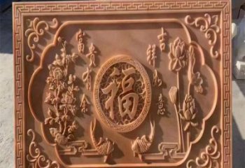 杭州浮雕制造商，室外软装，景观福字浮雕制作厂家