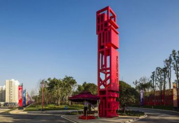 涪陵住宅小区精神堡垒雕塑