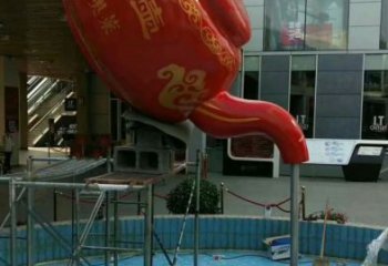 巴南铁艺水景天壶雕塑，喷泉雕塑，抽象天壶雕塑制作