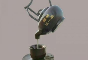 涪陵玄关悬壶雕塑