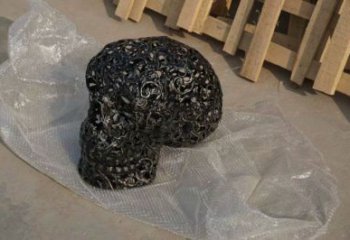 长寿酒店骷髅雕塑