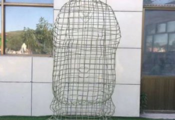 万盛镂空孔子雕塑订做，景区雕塑，铁艺古代人物雕塑定价