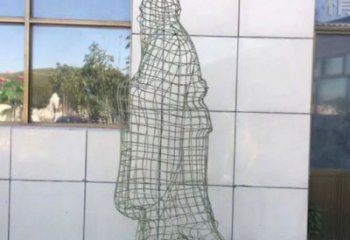 黔江镂空孔子雕塑服务商，景观雕塑，铁艺校园人物雕塑选定