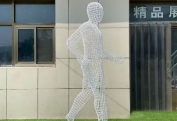 沙坪坝镂空运动员雕塑服务商，美陈雕塑，铁艺体育人物雕塑精选