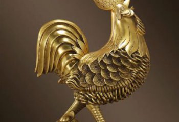 沙坪坝园林小鸡雕塑，文化标识，电镀工艺