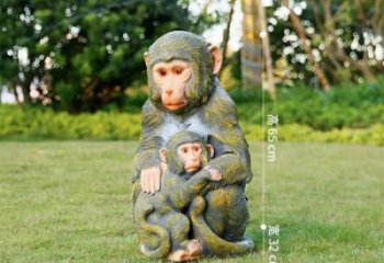 长寿园林猴子雕塑